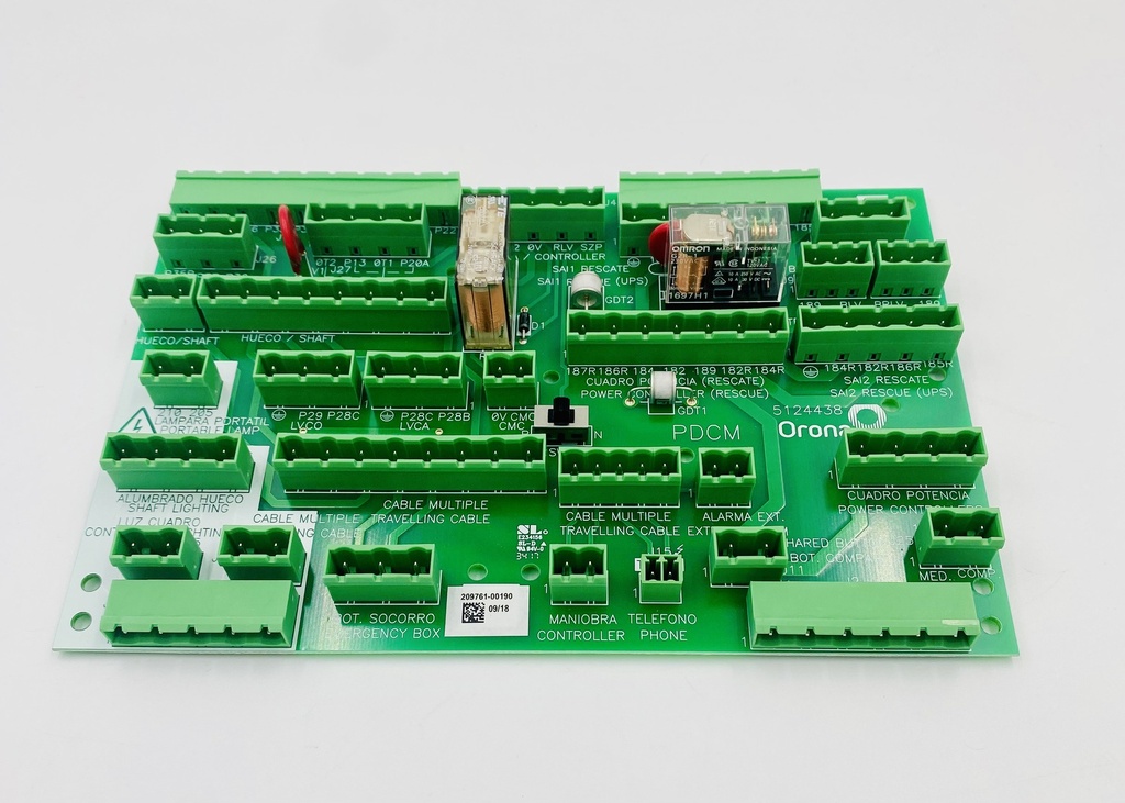 P.C. PLACA DISTRIBUCION CUADRO MANIOBRA