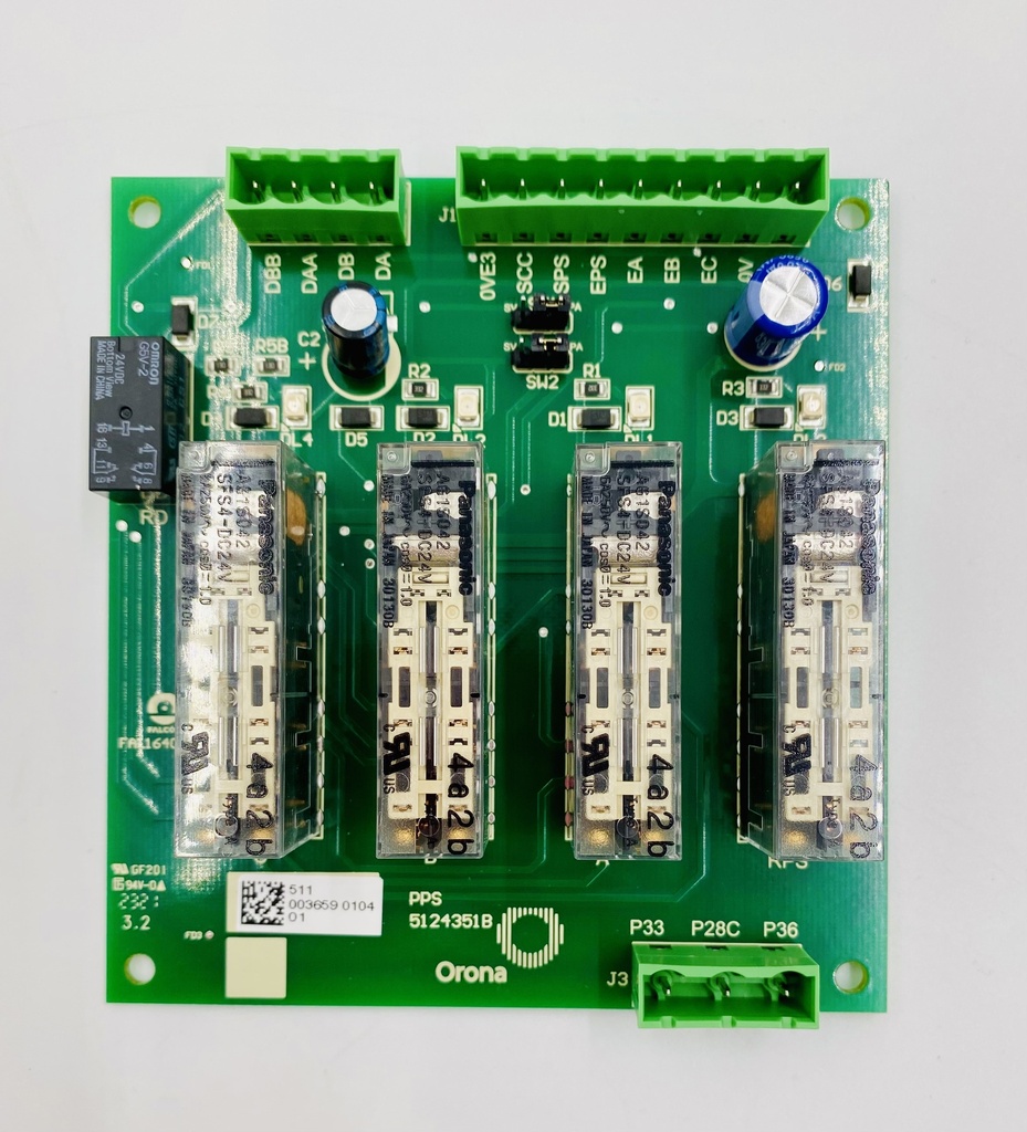 PLACA CIRCUITO PUENTEO DE SEGURIDADES PPS ARCA II / ARCA III