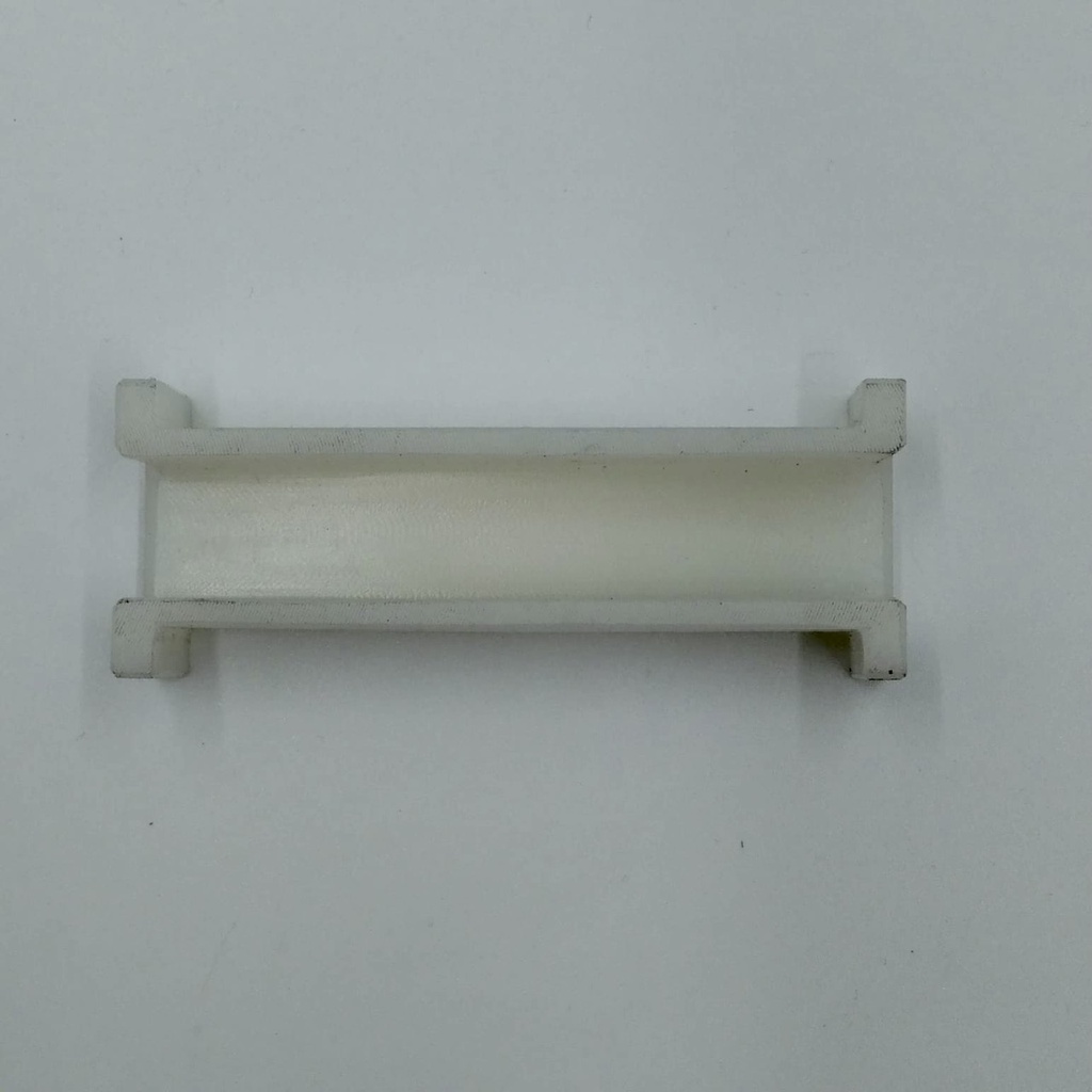 BASE GUIAS THYSSEN 20X23X80MM DE LARGO. PARA CONTRAPESO DE 16MM (CUADRO VERDE)