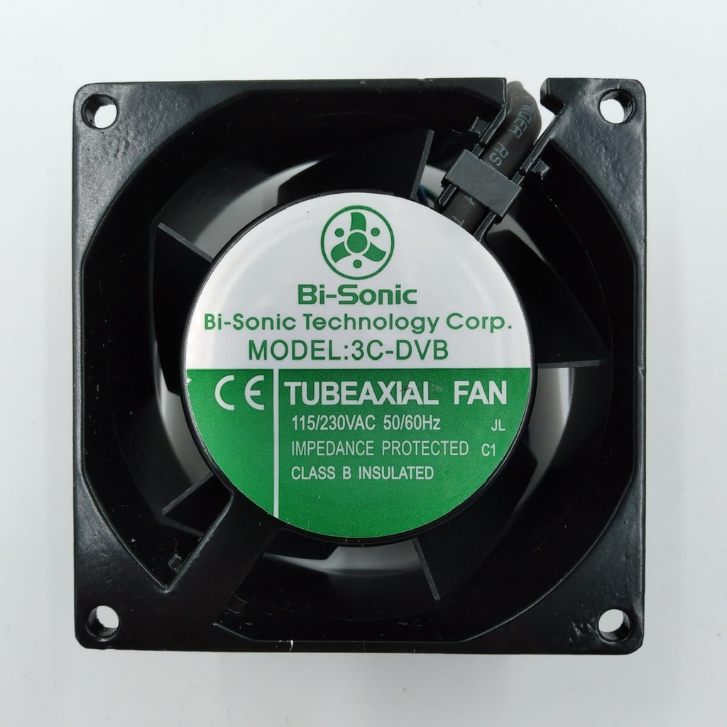VENTILADOR 80X80X38MM 230/115VAC 3000RPM 58M3/H MAX